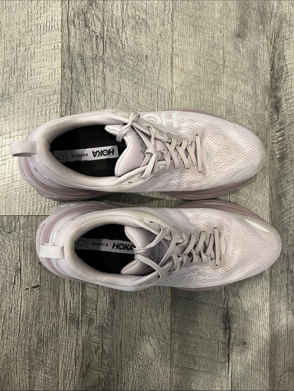 Hoka Women's Light Purple Cloudlike Running Sneakers
